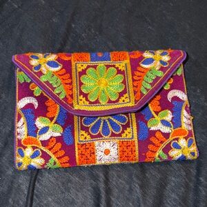 Desi Embroidered Clutch